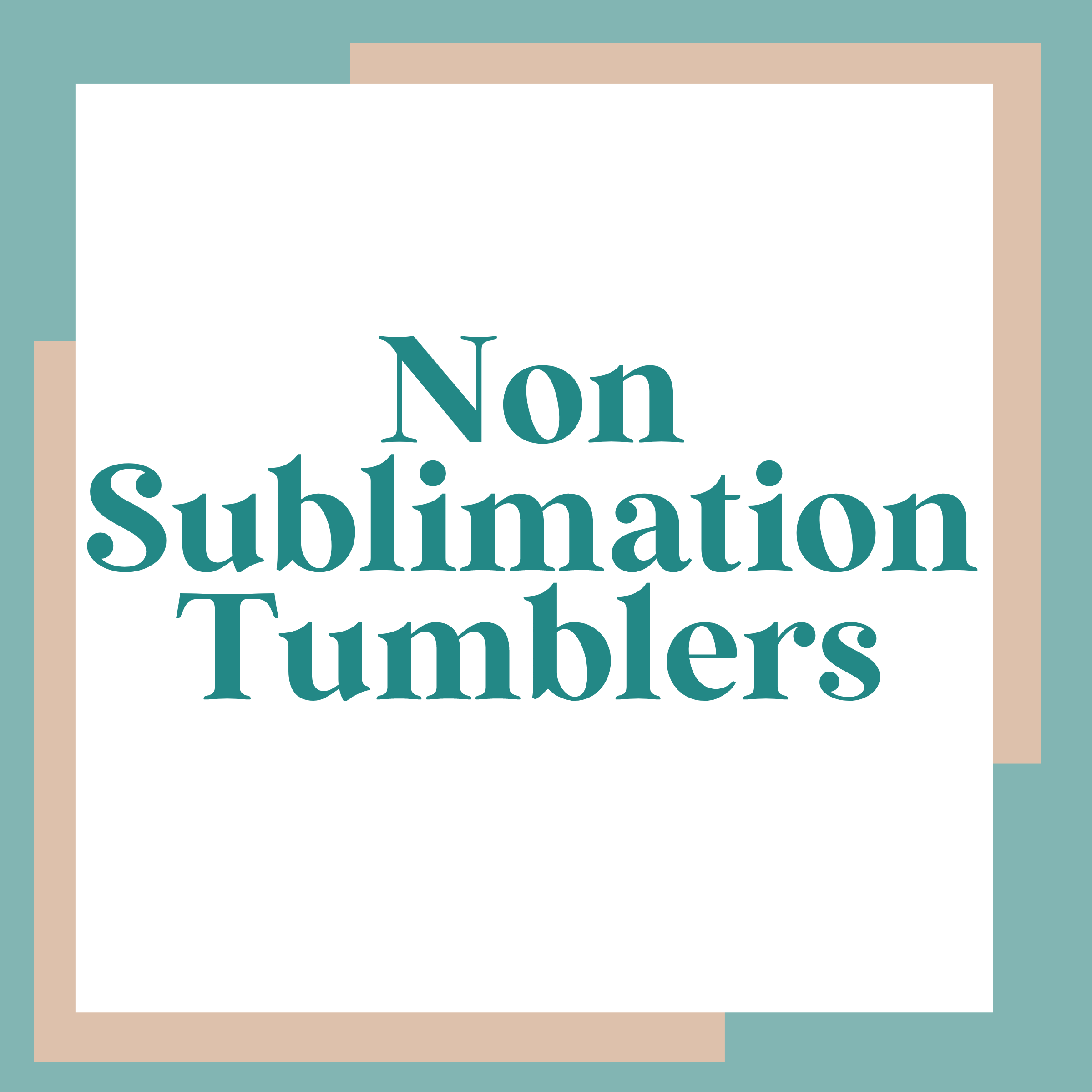 NON SUBLIMATION Plain 40 oz w/ White Handle Tumbler – Ava Jane's