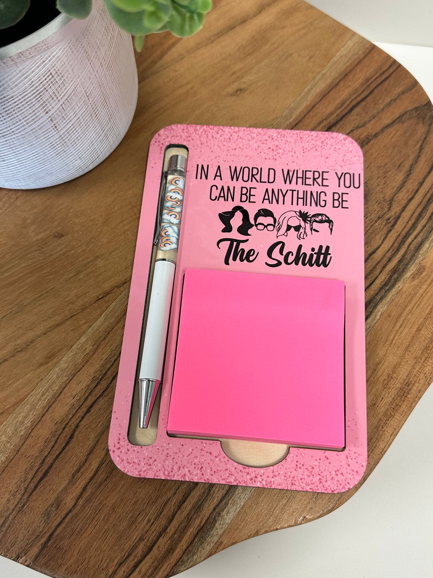 Post it Note and Pen Holder Sublimation Blank