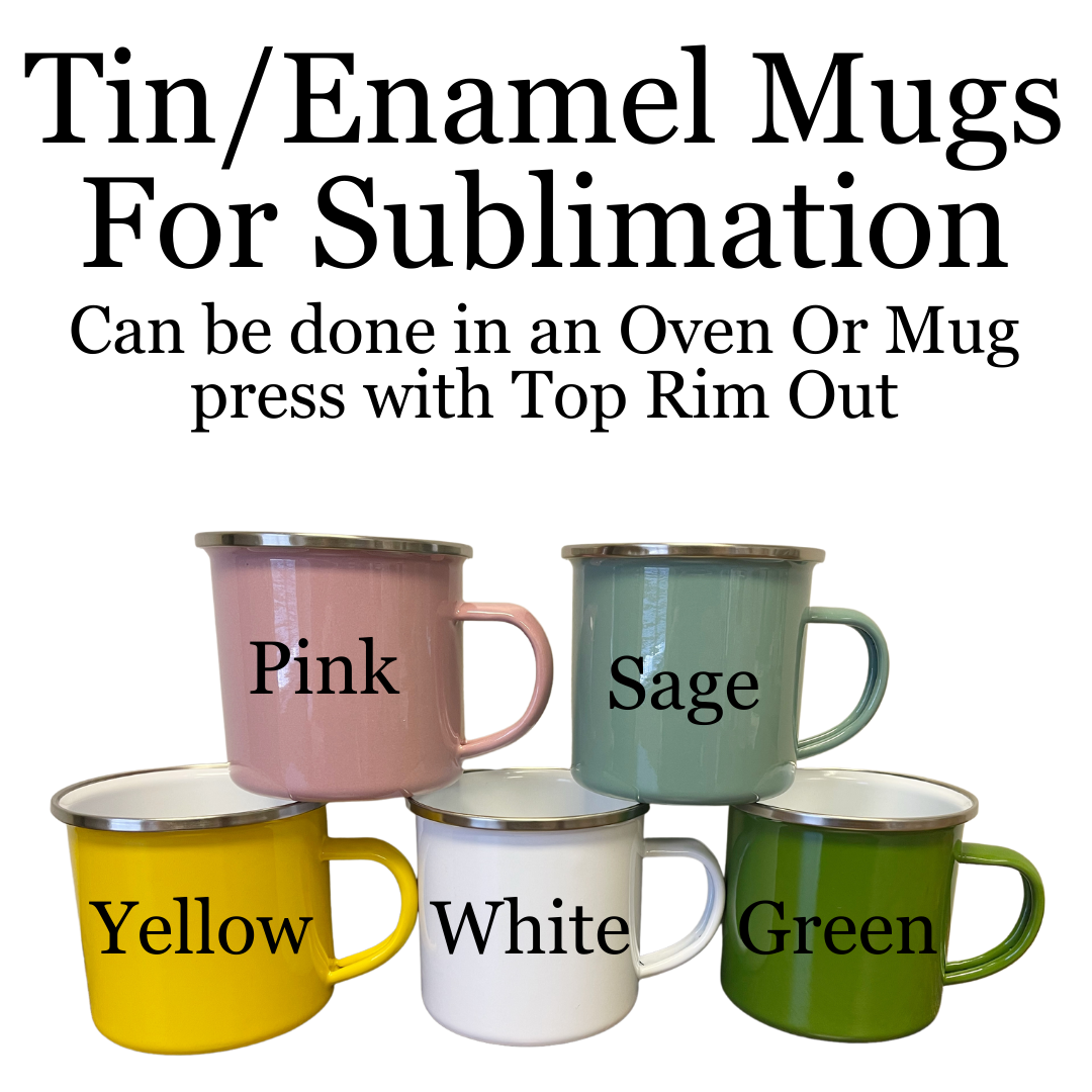 Sublimation Enamel Camp Mug Blanks