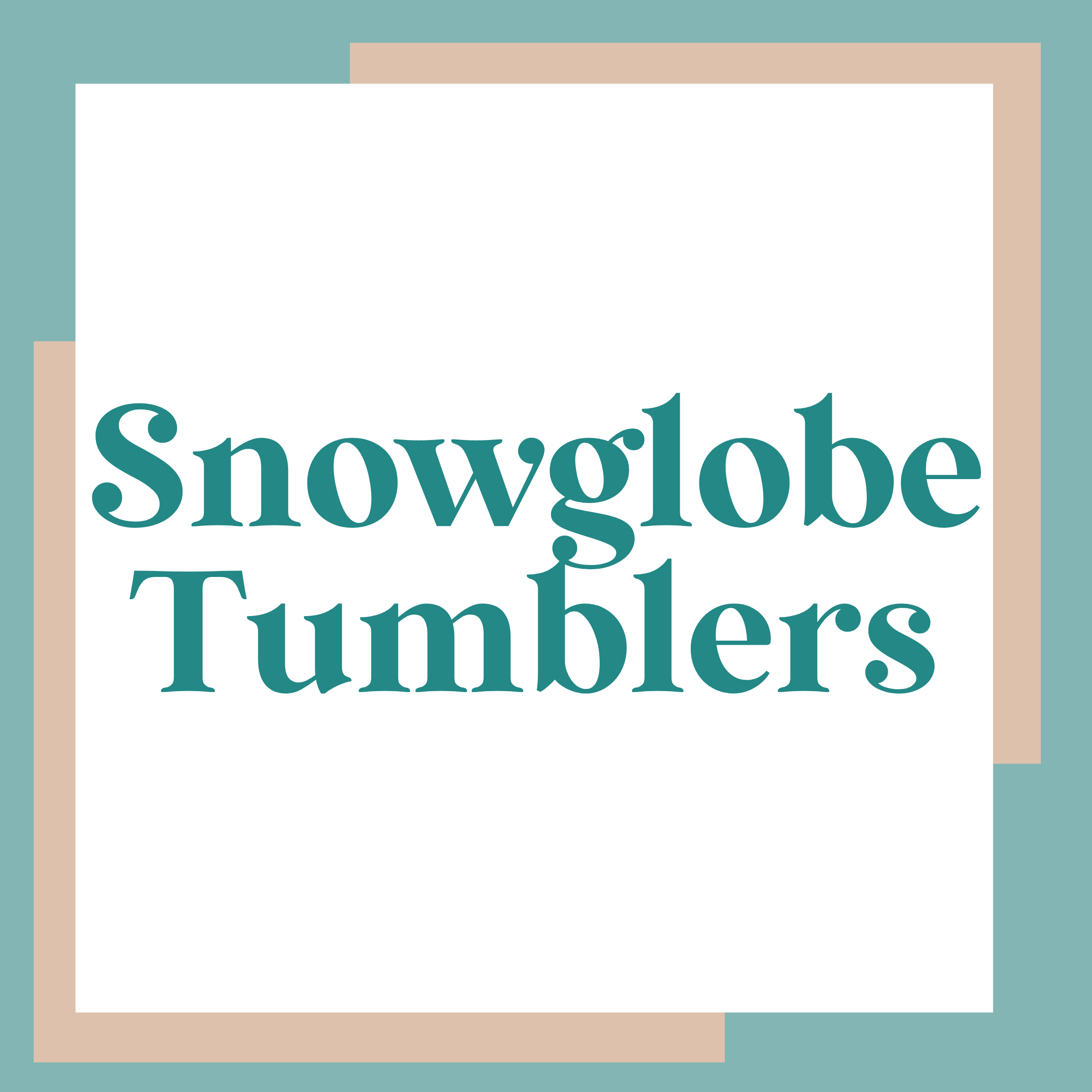 Snow Globe Tumblers