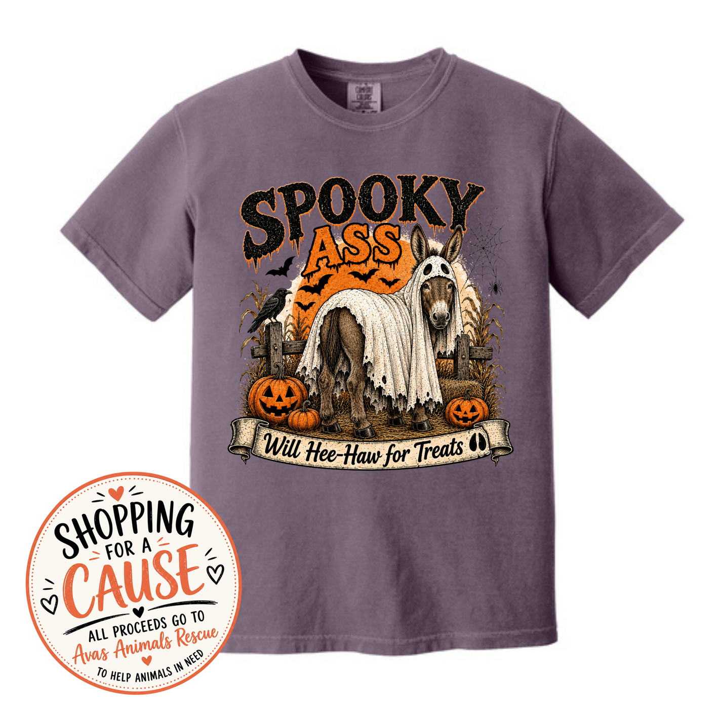 Spooky Ass Donkey as a Ghost