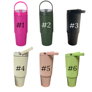 32oz NEW Swing Handle Powder Coat Tumbler
