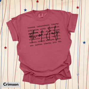 4th of July Typography