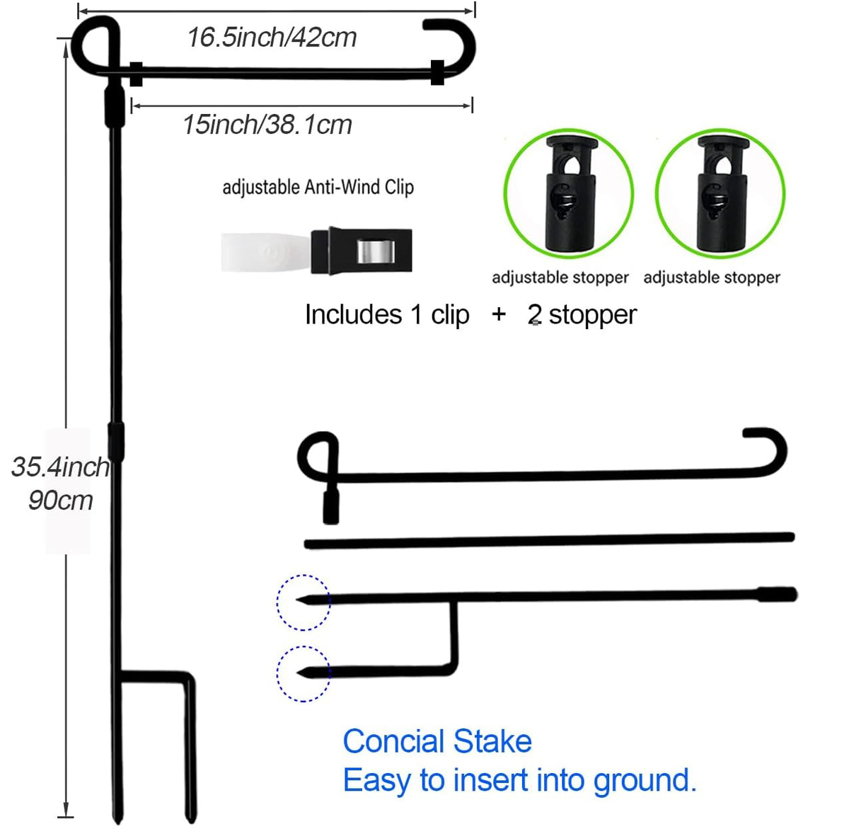 Garden Flag Holder