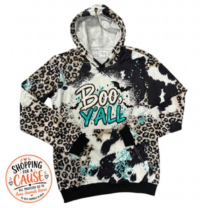 Boo Ya'll Printed Hoodie
