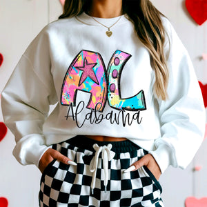 Neon Splash States A-L Collection