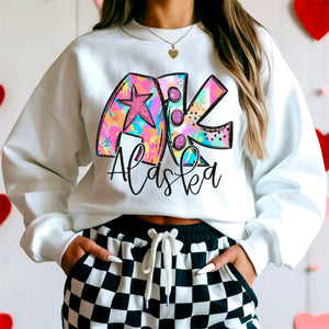 Neon Splash States A-L Collection