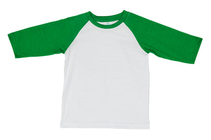 Kids 3/4 Sleeve Unisex Shirt