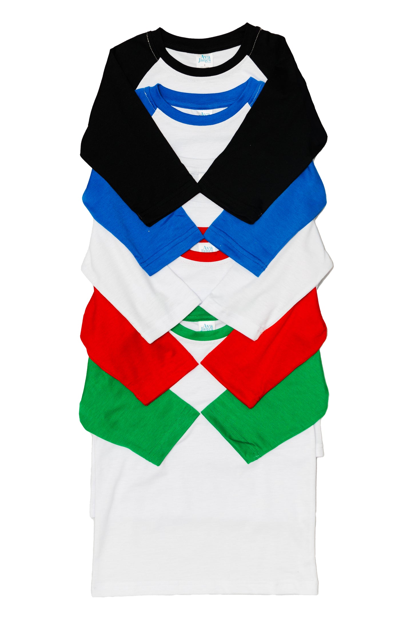 Kids 3/4 Sleeve Unisex Shirt