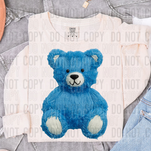 Blue Bear Faux Yarn
