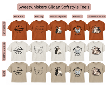 Sweetwhisker Fundraiser Tee Shirts