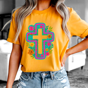 Floral Cross