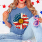 American Flag Sunflower