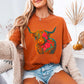 Highland Cow Floral