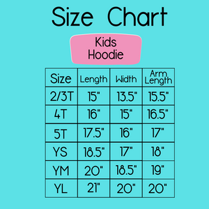 Kids Unisex Full Zip Hooded Sweatshirt