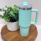 Matte 40 oz Sublimation Color Tumblers w/ V2 Handle & Lid