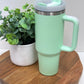 Matte 40 oz Sublimation Color Tumblers w/ V2 Handle & Lid