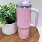 Matte 40 oz Sublimation Color Tumblers w/ V2 Handle & Lid