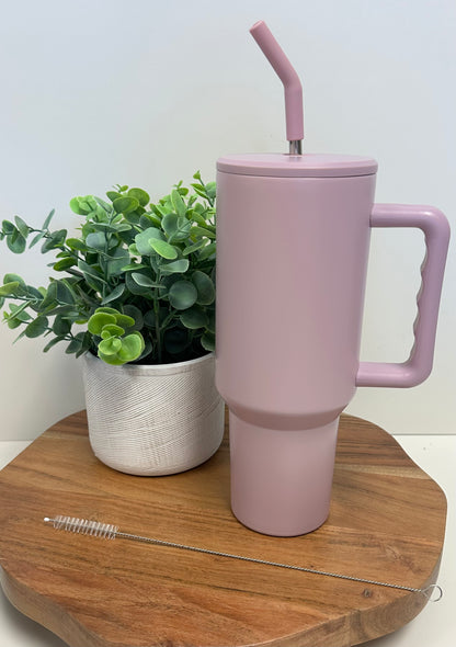 V3 - Matte 40 oz Sublimation Color Tumblers w/ Handle