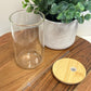 18oz Wine Sublimation Glass with Bamboo Lid & Straw