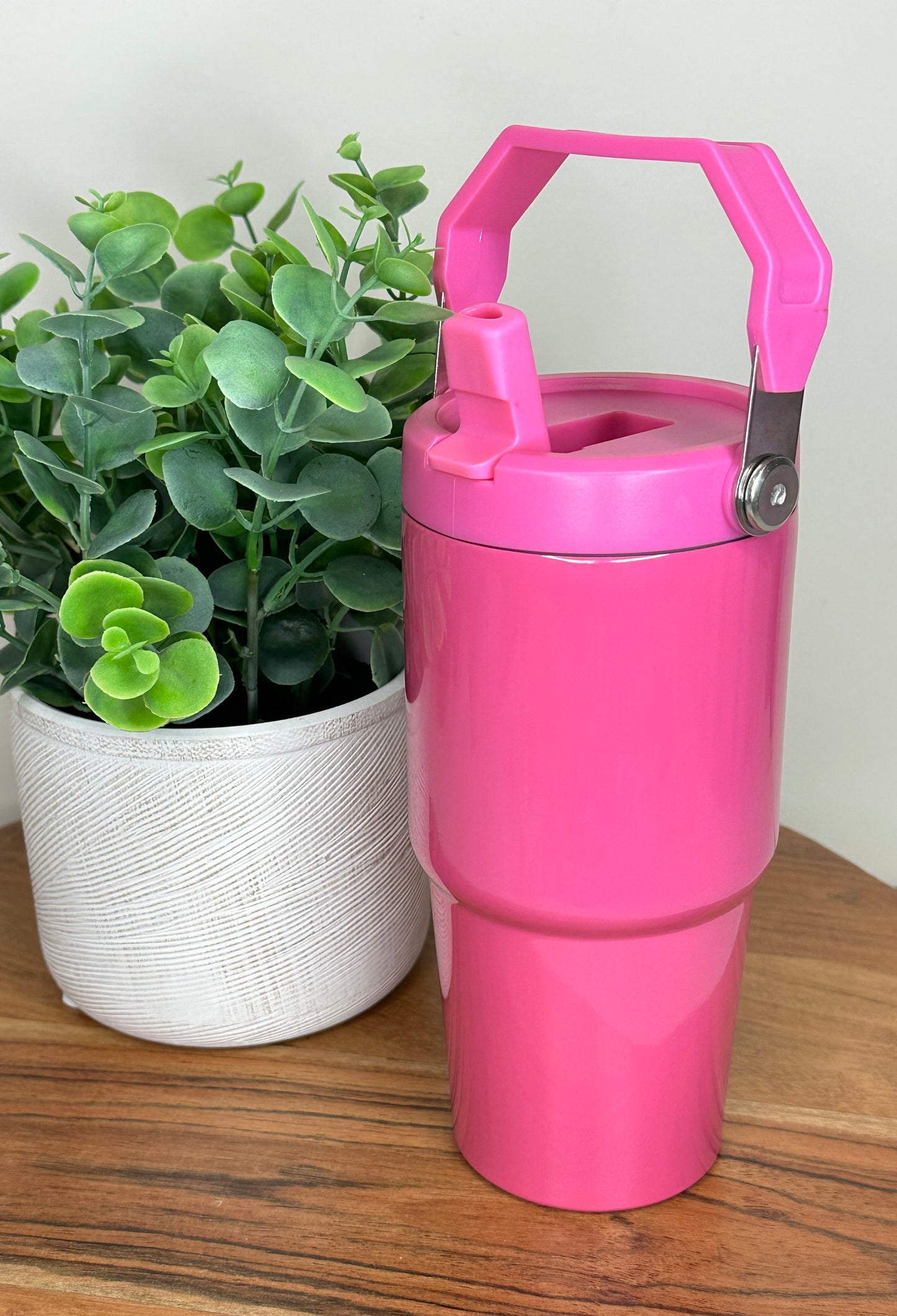 20 oz Swing Handle Lid Sublimation Tumbler