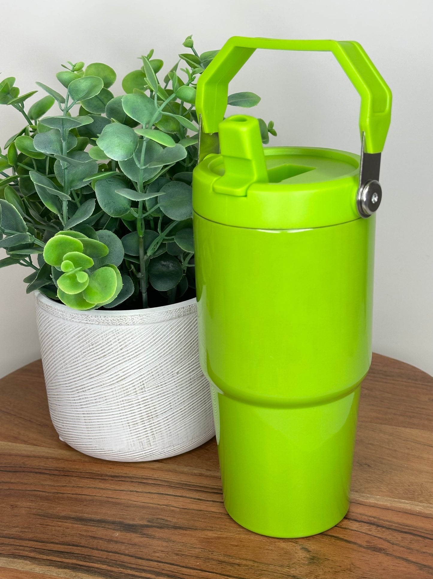 20 oz Swing Handle Lid Sublimation Tumbler