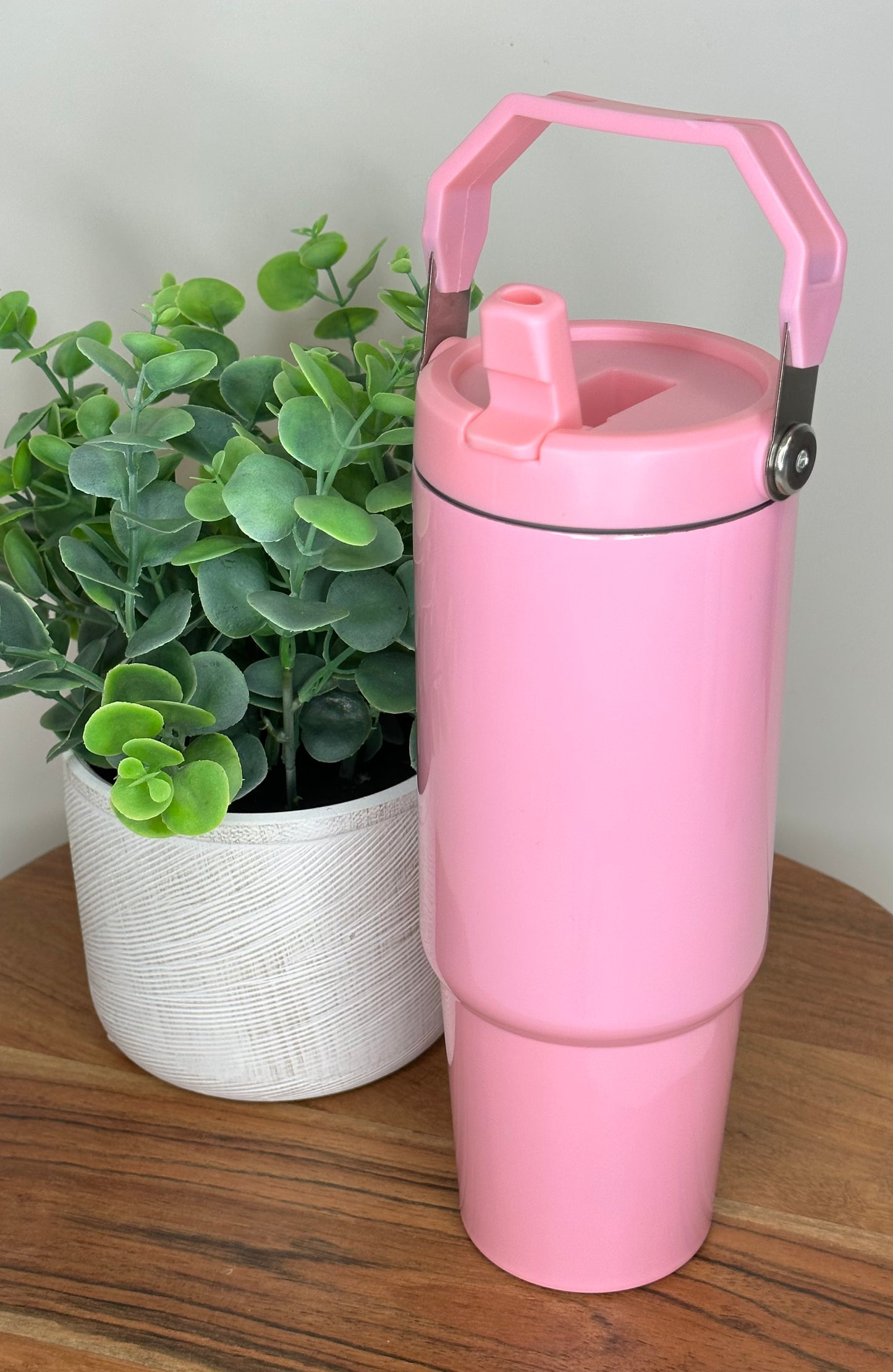 30 oz Swing Handle Lid Sublimation Tumbler