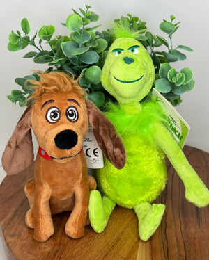 Grinch & Max Dolls with Sublimation Shirts