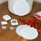 Light Up Acrylic Ornament 5 Pack Sublimation Blank
