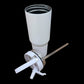 32oz NEW Swing Handle Sublimation Matte White Tumbler