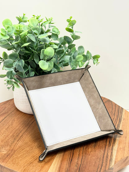 Snap Tray PU Leather Sublimation Blank