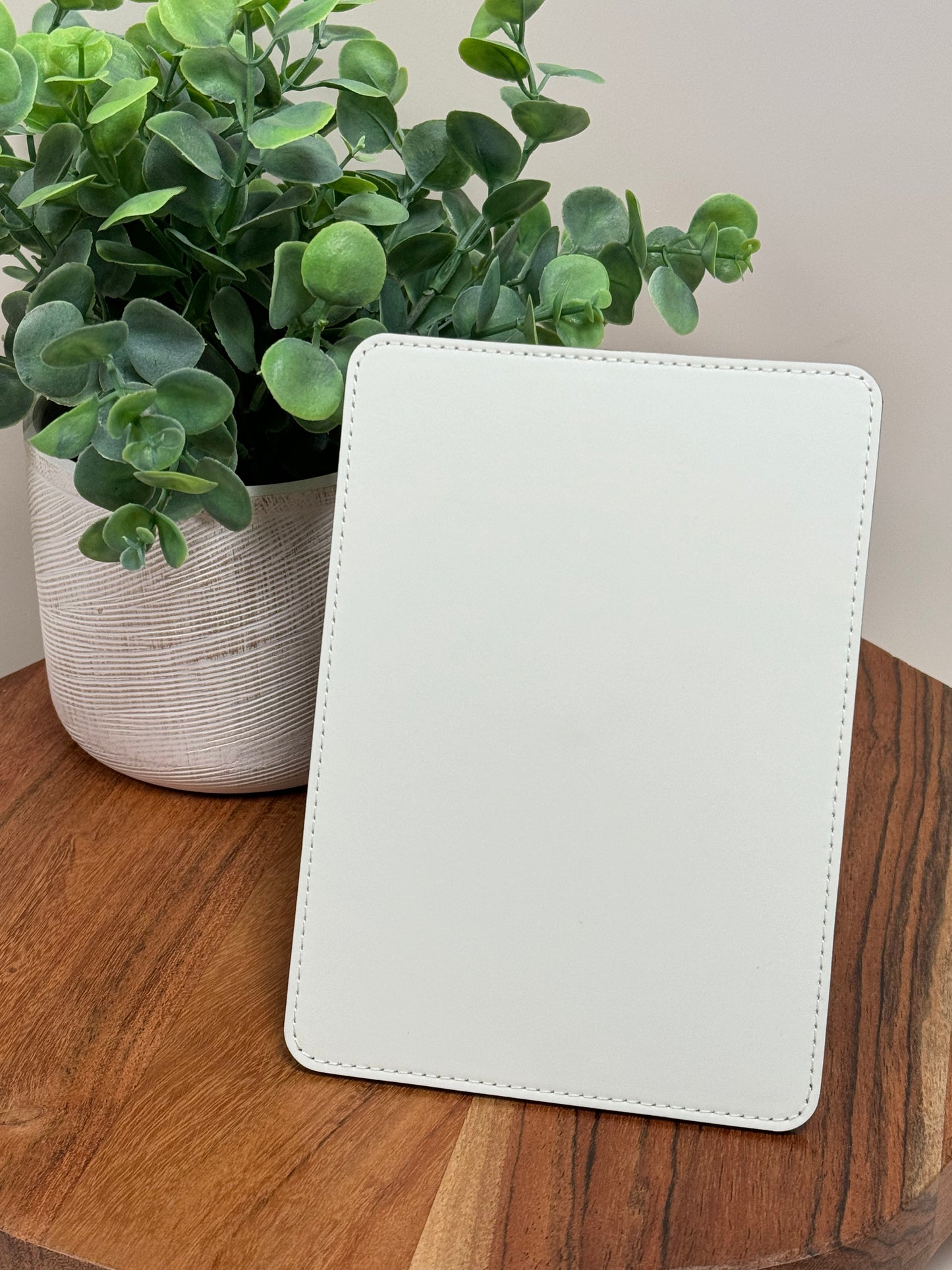 PU Leather Photo Blank w/ Stand
