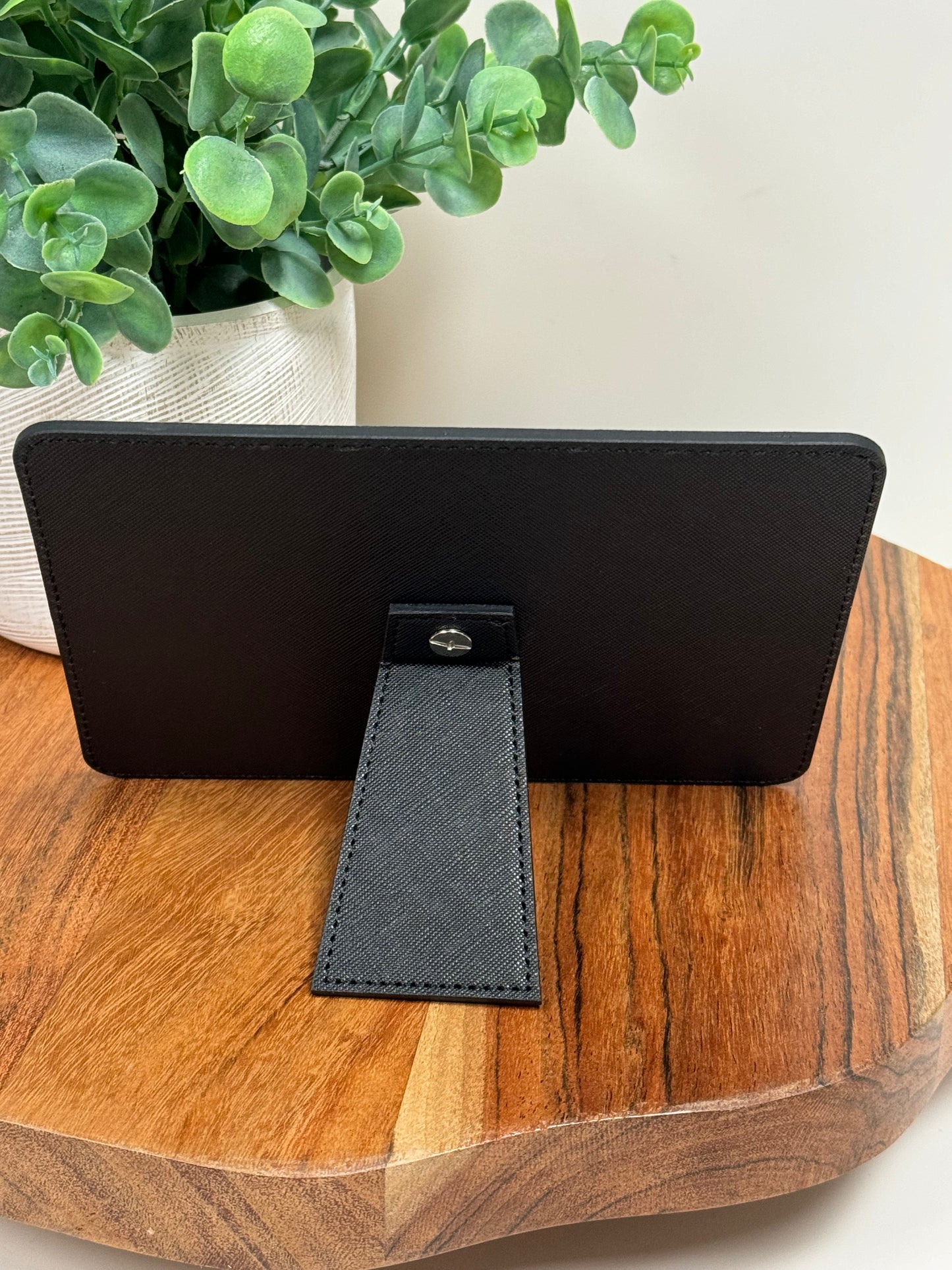 PU Leather Photo Blank w/ Stand