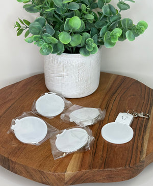 Light Up Acrylic Keychain 5 Pack Sublimation Blank