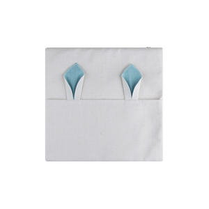 Bunny Ear Pillow Pocket Linen Pillow Case 16x16