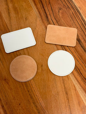 Leather Sublimation Hat Patch - Singles
