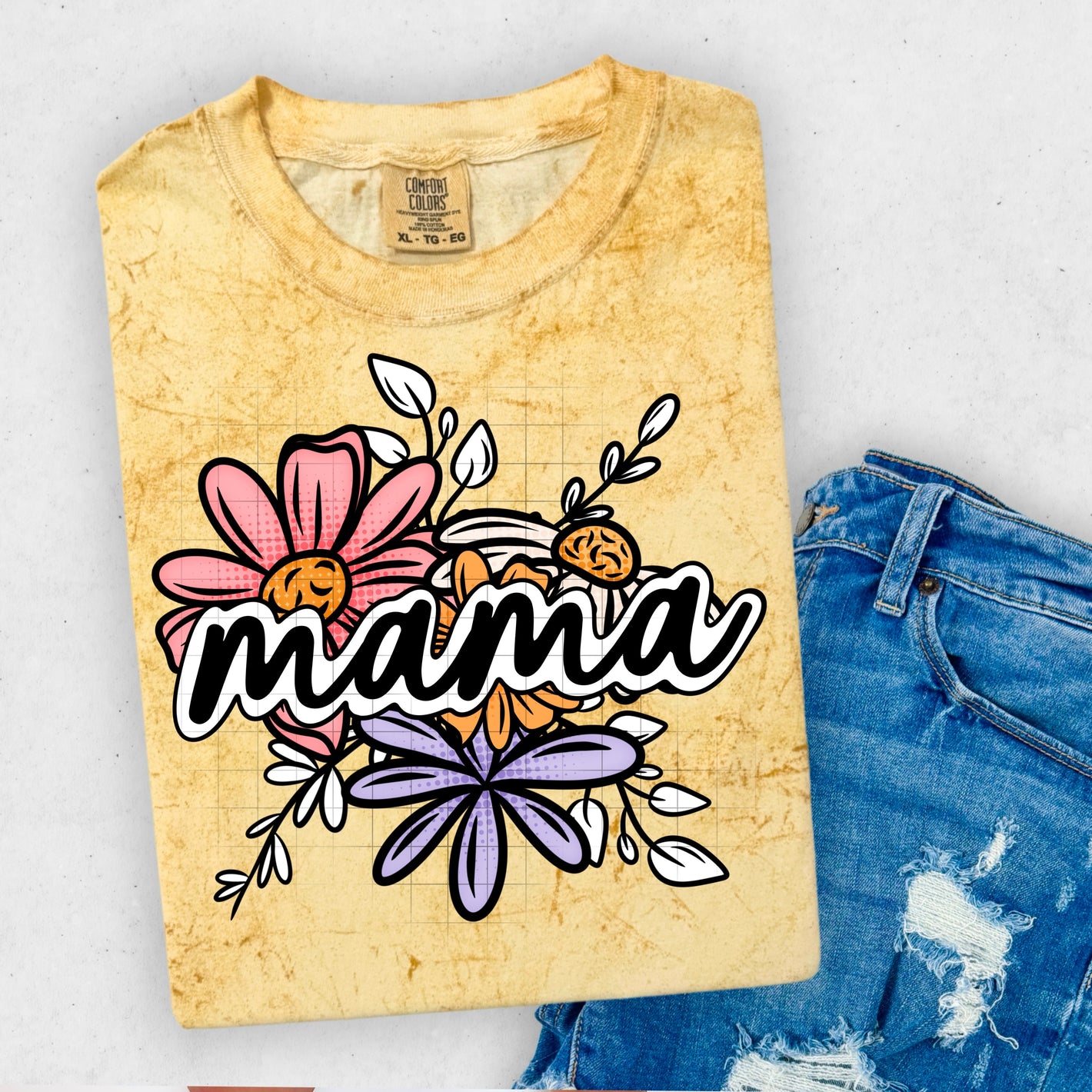 Mama / Mum w/ Flowers