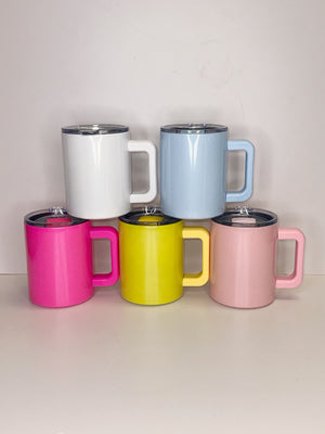 12 Oz Stainless Sublimation Mug with Magnetic Lid