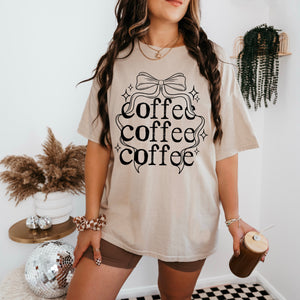 Coffee Coquette Bow