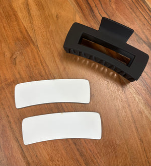 Sublimation Large Hair Clip MDF Pieces