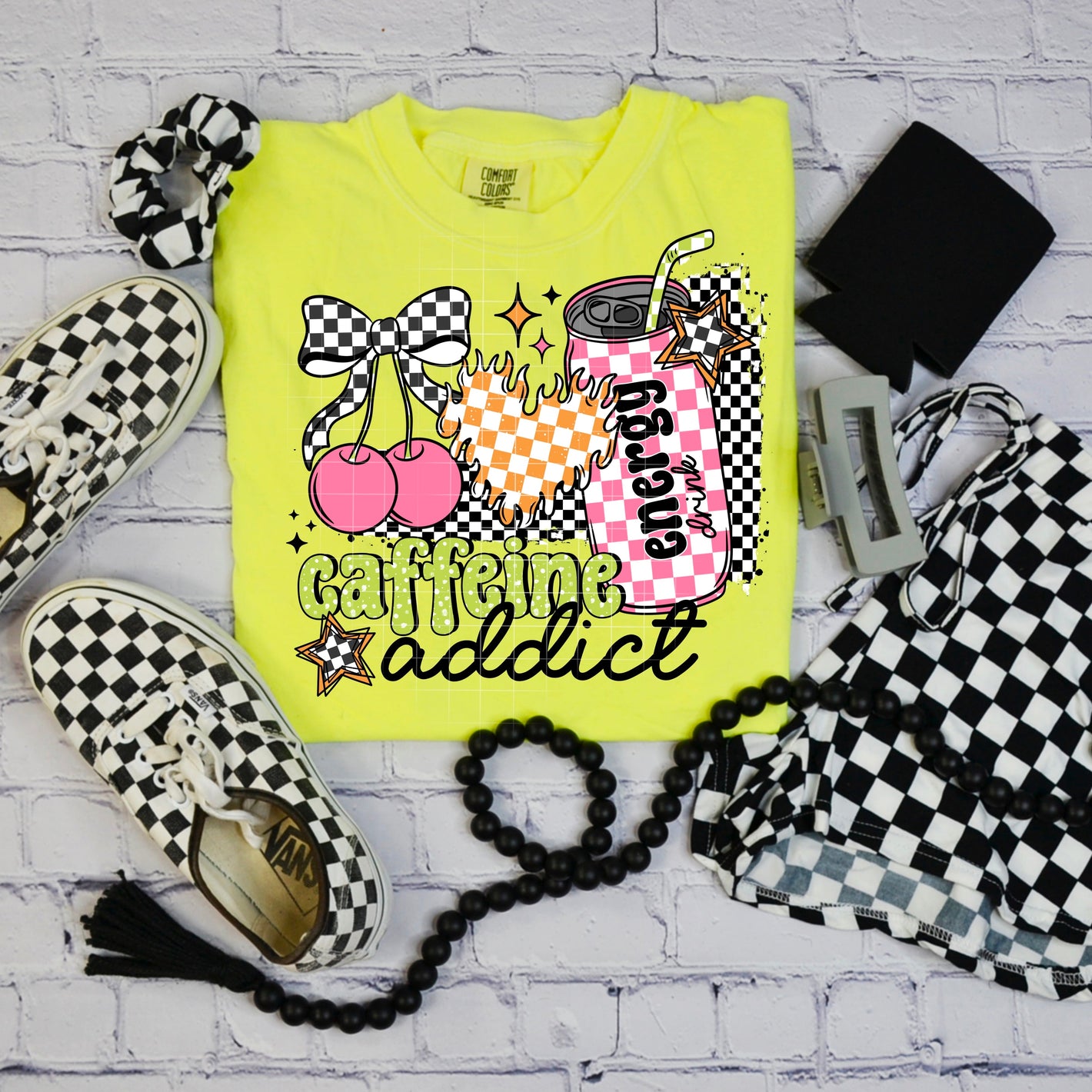 Caffeine Addict - Cherries and Checkers
