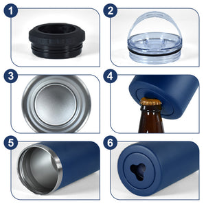 4 in 1 Powder Coat Can Cooler