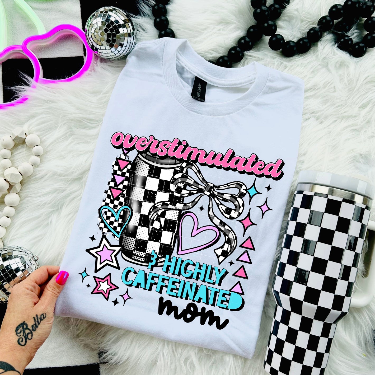 Overstimulated & Highly Caffeinated Can/Bow