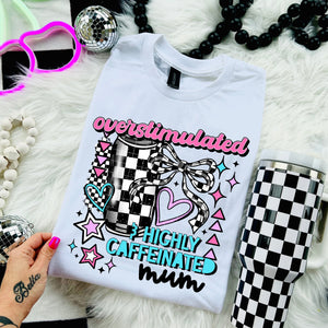Overstimulated & Highly Caffeinated Can/Bow