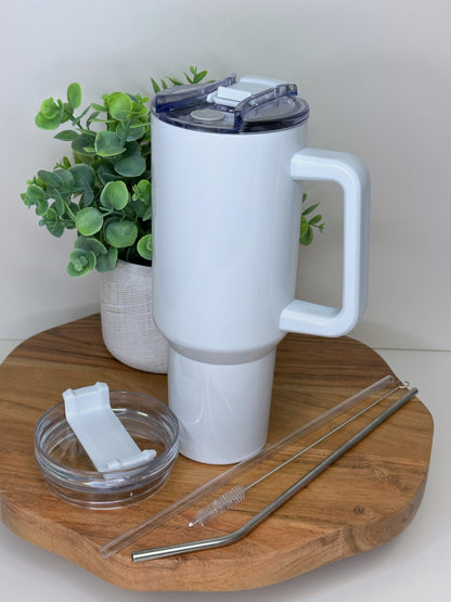 Classic 40 oz w/ Handle Sublimation Color Tumblers