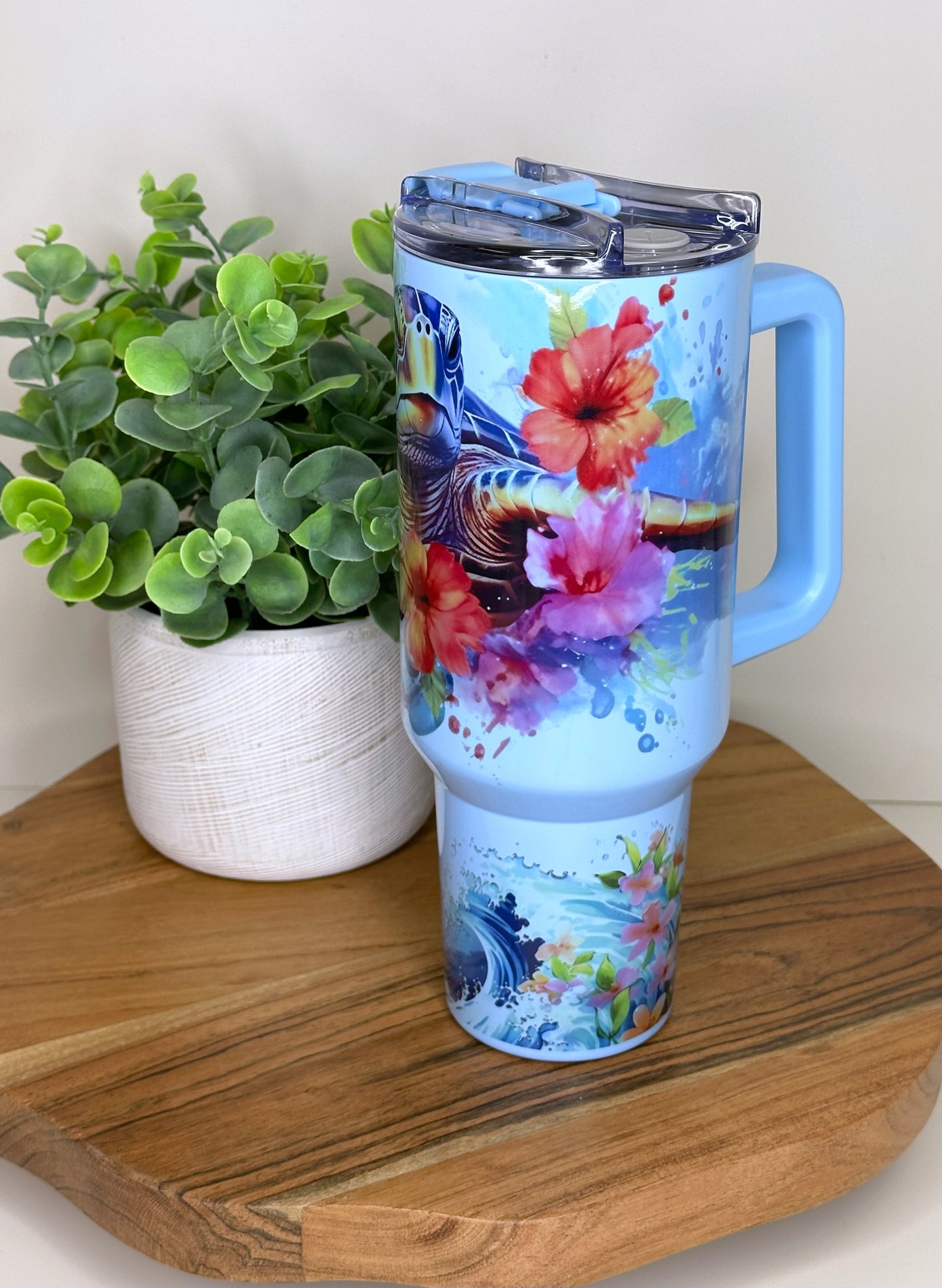 Classic 40 oz w/ Handle Sublimation Color Tumblers