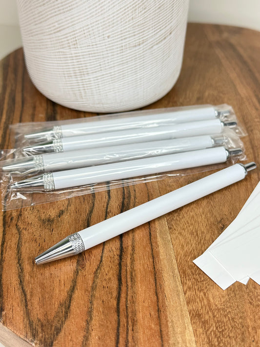 Metal Pens For Sublimation - 5 Pack