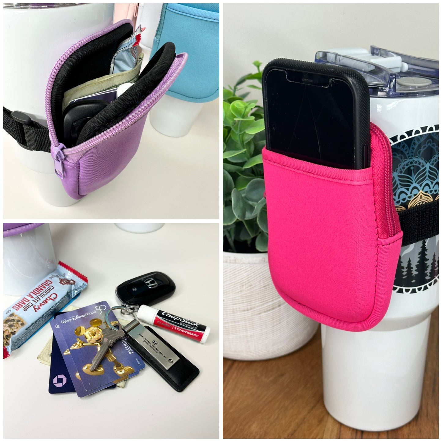 Pocket Front Tumbler Fanny Packs