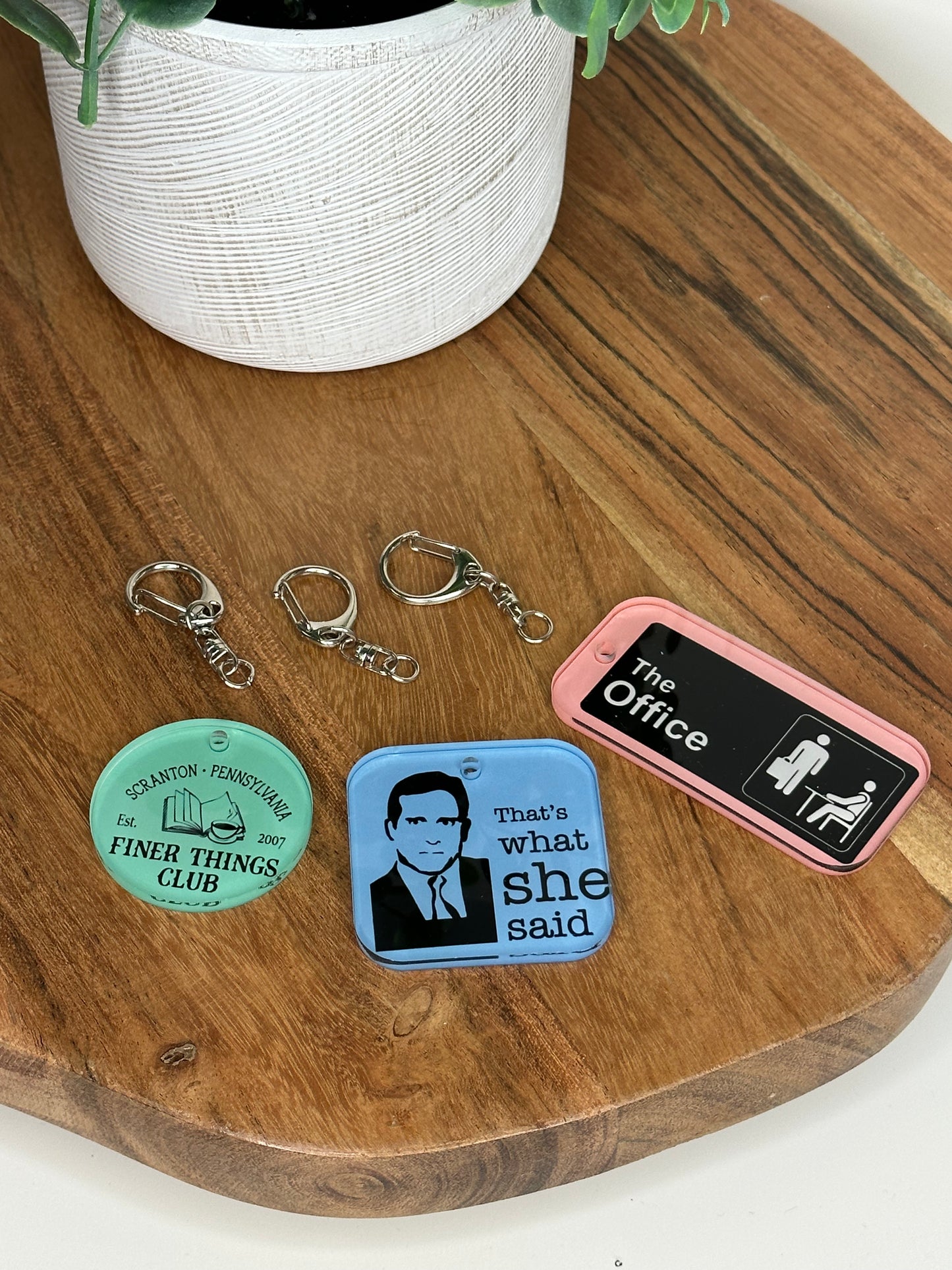 Acrylic Keychain Set - 5 Pieces