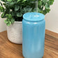 Glitter 16 Oz Glass Cans with Plastic Lids